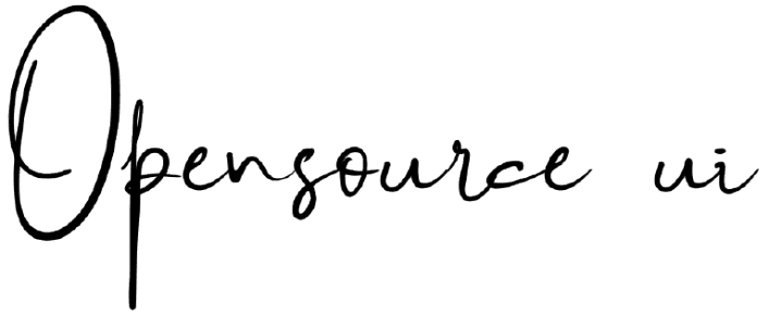Opensource UI
